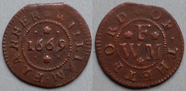 Thetford, William Flanner 1669 farthing